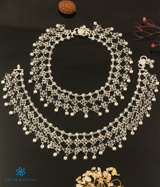 The Ujjal Silver Anklets