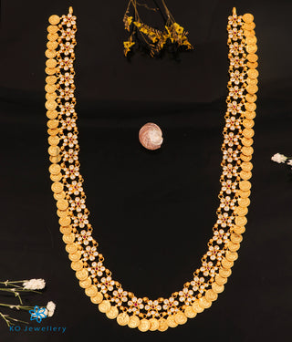 The Vaibhavi Silver Kasumala Coin Necklace