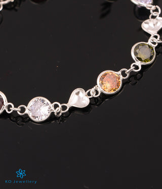 The Multicolour Silver Bracelet