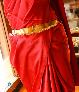 The Aarna Silver Bridal Lakshmi Oddiyanam Waist belt