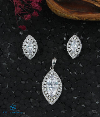 The Elena Silver Pendant Set