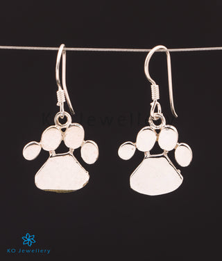 The Dog's Paw Silver Earrings