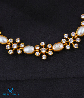 The Yajata Silver Pearl Necklace