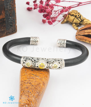 The Sarvam Silver Bracelet (Yellow)