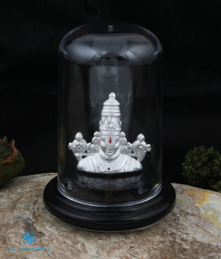 The Tirupati Venkateshwara 999 Pure Silver Idol (2.75 inches)