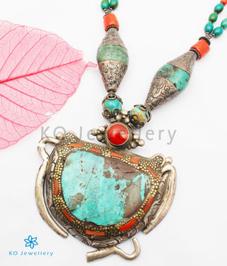 The Bohemian Turquoise Antique Silver Necklace