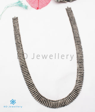 The Prashanti Silver Necklace/Waistbelt (Oxidised)