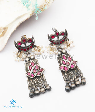 The Zehra Silver Jadau Earrings