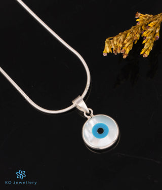 The Gulika Evileye Silver Pendant Set