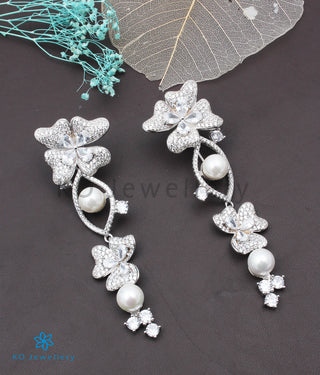 The Valerie Silver Pearl Earrings