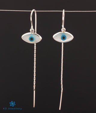 The Protective Evileye Silver Suidhaga Earrings