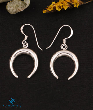 The Horshoe Charm Silver Earrings