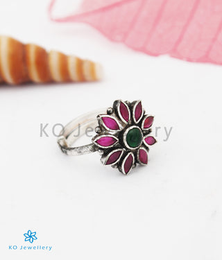 The Lohita Kemp Silver Finger Ring (Oxidised)