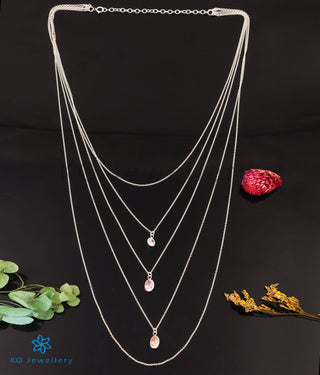 The Stunning Silver 5 Layered Necklace