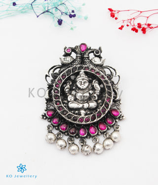 The Medha Silver Lakshmi Pendant