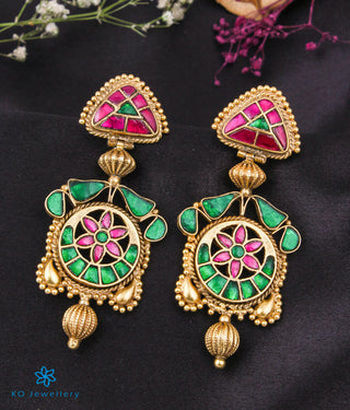 The Tarala Silver Kundan Earrings