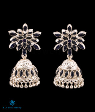 The Padma Silver Jhumkas (Big)