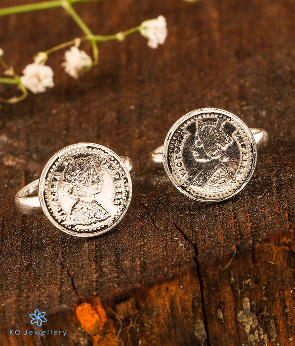The Antique Coin Silver Toe-Rings