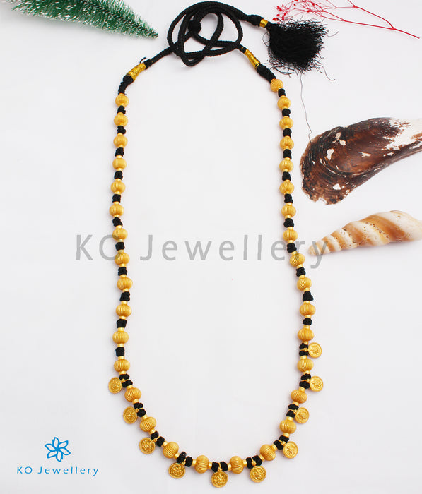 The Lakshmi Jomale Silver Necklace (Black)