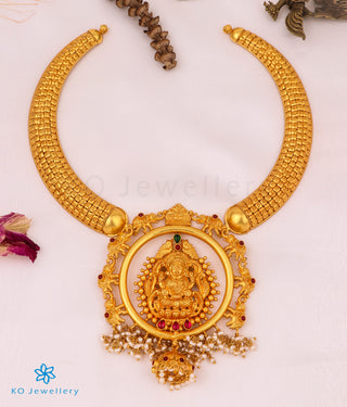 The Hiranmayi Silver Lakshmi Necklace