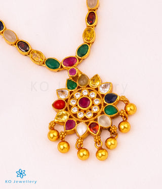 The Kannaki Silver Navarathna Necklace