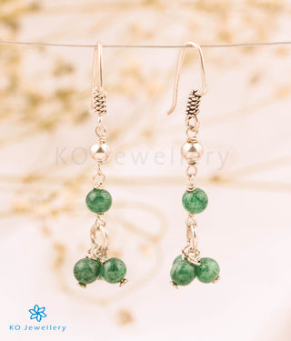 The Malachite Silver Gemstone Earring