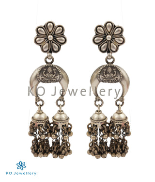 The Vachya Silver Jhumkas