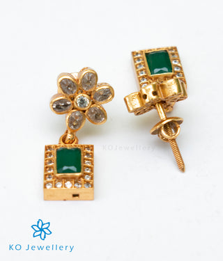 The Yamini Silver Necklace (Green)